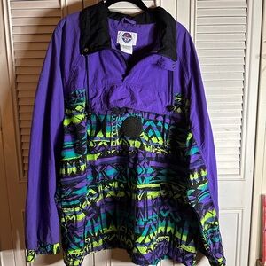 Vintage Vuarnet France Large Patterned Jacket